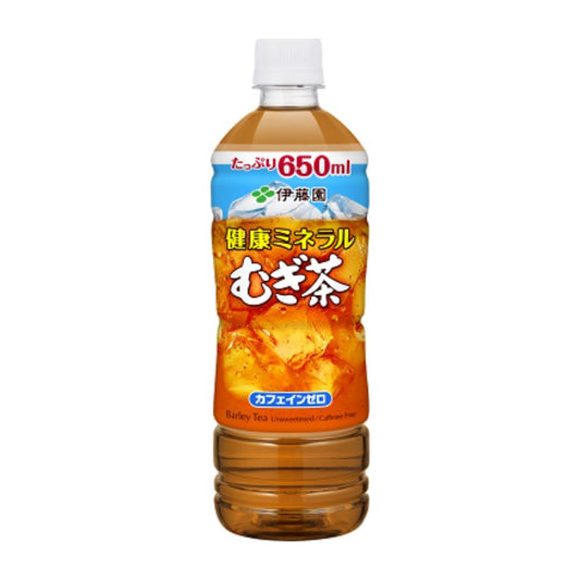 (Case) Itoen Mugicha (Barley Tea) 伊藤園 健康ミネラルむぎ茶  650ml*24