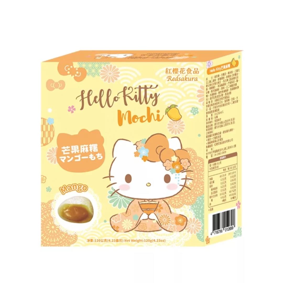 Red Sakura Hello Kitty Mango Mochi 紅櫻花 凱蒂貓 芒果麻糬 36 x 120g