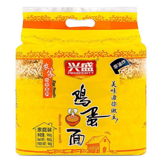 (Case) Prosperity Egg Noodle 興盛 雞蛋麵 (家庭裝) 960g*9