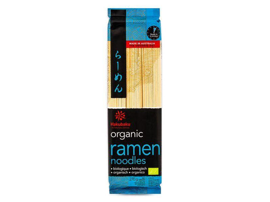 (Case) Hakubaku Organic Ramen Noodles らーめん 270g*8