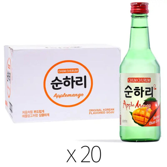 (Case) Chum Churum Apple Mango Soju (ABV 12.0%) 350ml*20