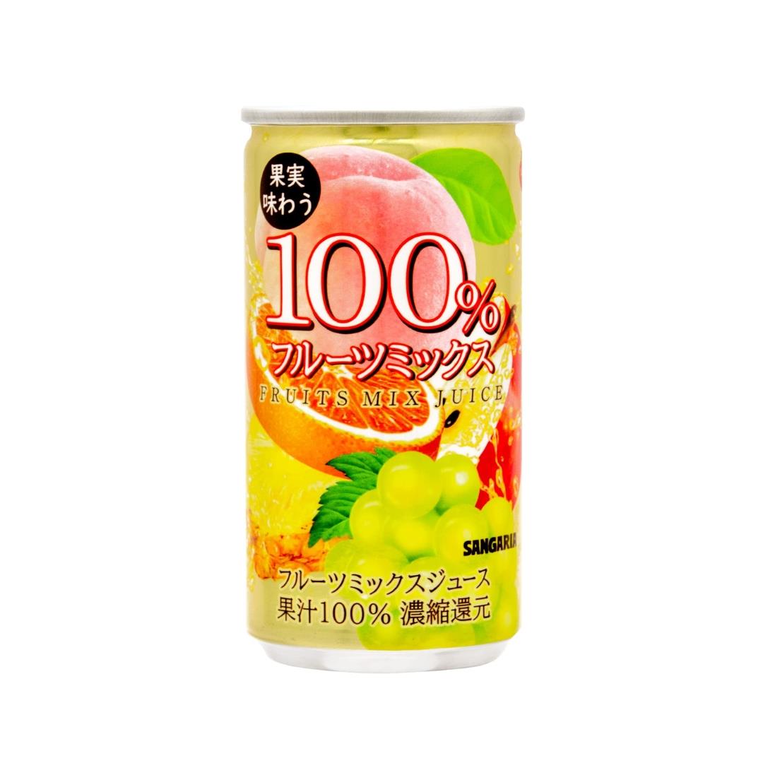 (Case) Sangaria 100% Fruit Taste Mix Juice 190ml*30