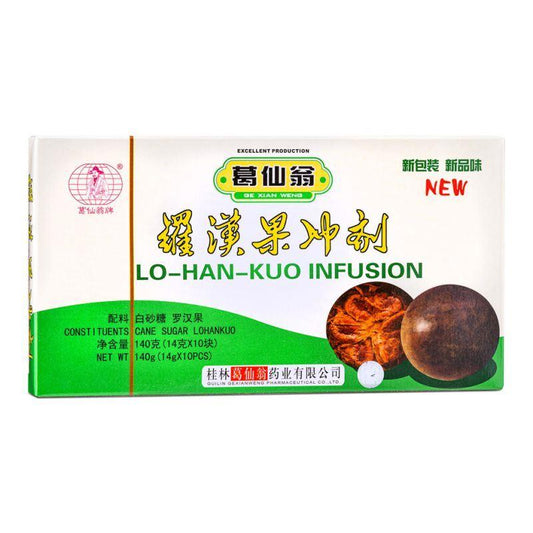 (Case) Ge Xian Weng Lo Han Kuo Infusion 葛仙翁 羅漢果冲劑 140g (10*14g)*100