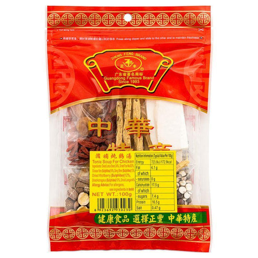 (Case) Zheng Feng Tonic Soup For Chicken 正豐 滋補燉雞湯 100g*20