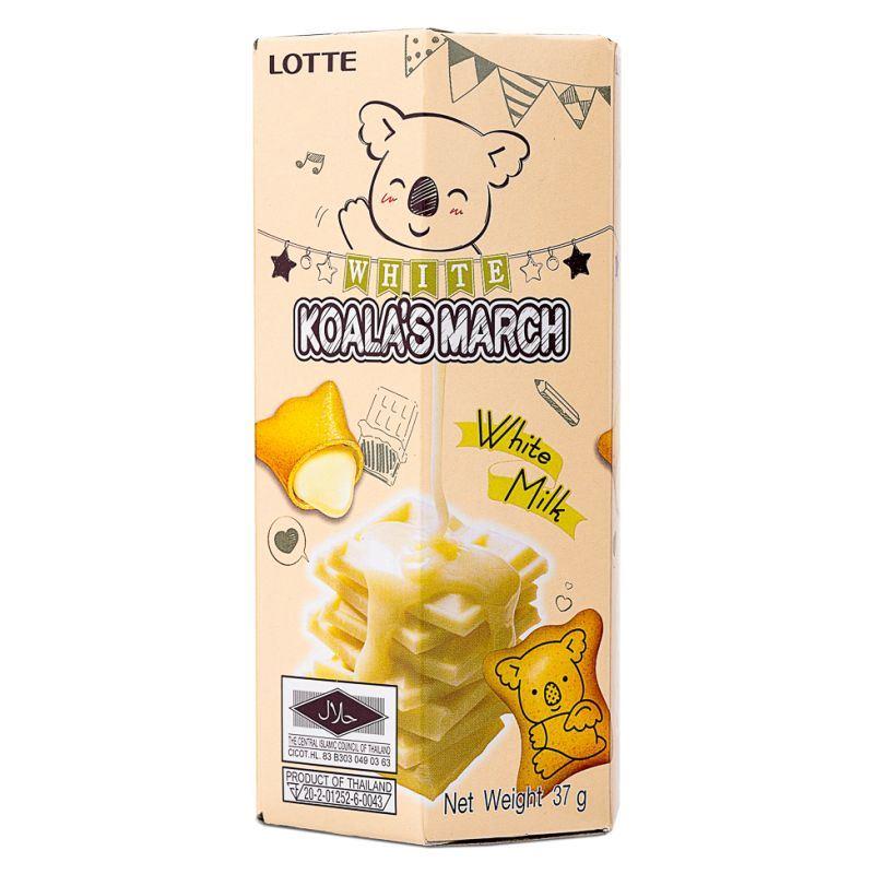 (Case) Lotte Koala's March Biscuits (White Milk) 37g*6*8