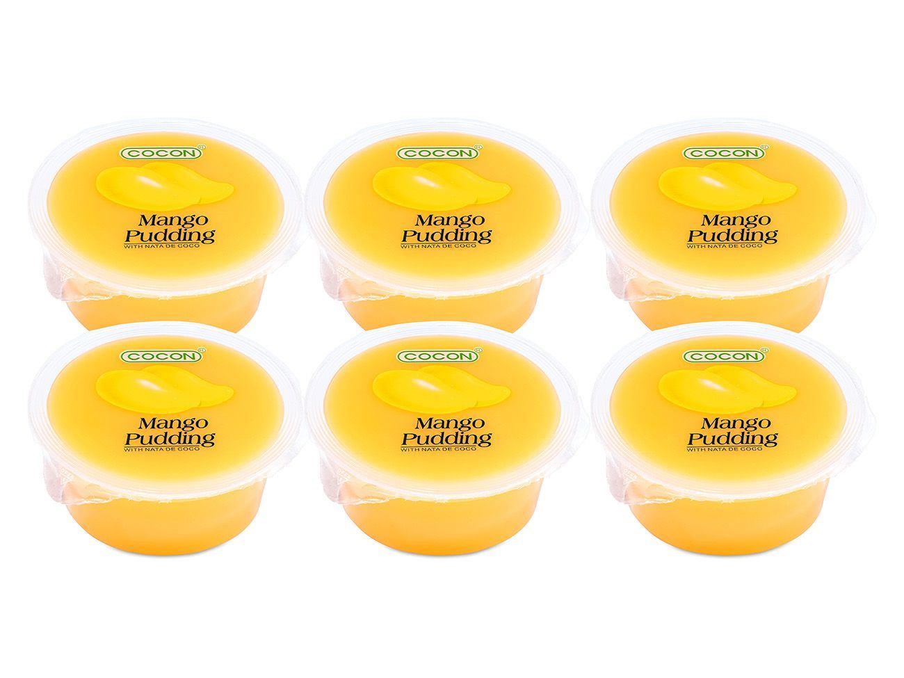 (Case) Cocon Mango Flavoured Jelly Pudding With Coconut Gel Pieces 6*80g*16