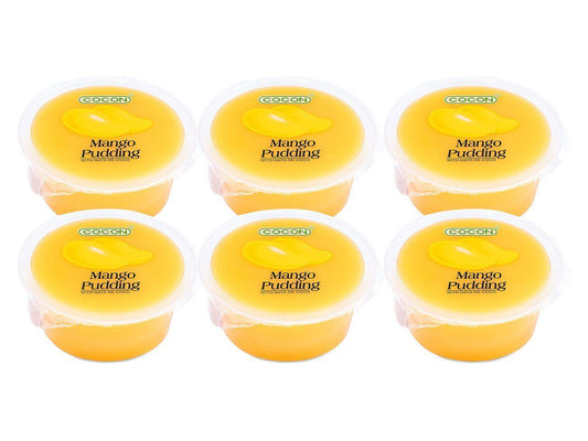 (Case) Cocon Mango Flavoured Jelly Pudding With Coconut Gel Pieces 6*80g*16