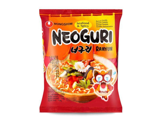 (Case) Nongshim Neoguri Ramyun Noodle (Seafood & Spicy) 너구리 120g*40