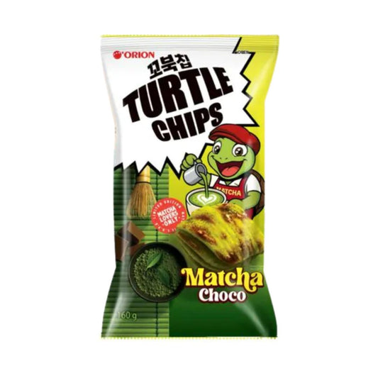 Orion Turtle Chips (Matcha Choco Flavour) 12 x 160g