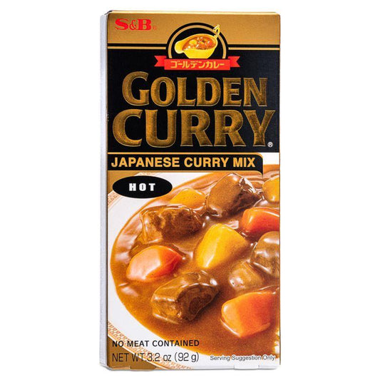 (Case) S&B Golden Curry Japanese Curry Mix (Hot) 92g*24