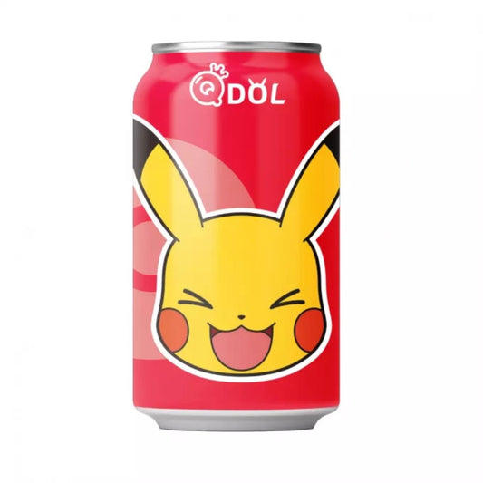 (Case) QDOL Pokemon Sparkling Water (Strawberry Flavour) 寶可夢 草莓多多風味氣泡水 330ml*24