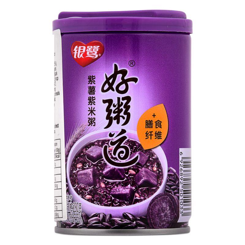 (Case) Yinlu Mix Congee (Purple Sweet Potato & Purple Glutinous Rice) 銀鷺 好粥道 紫薯紫米粥 280g*12