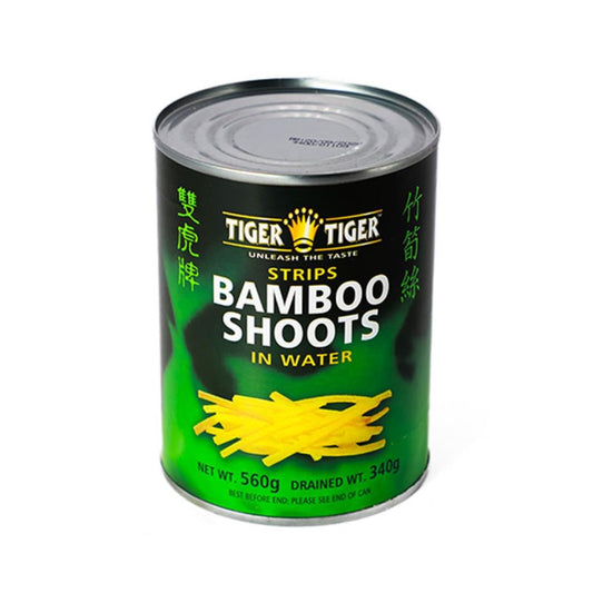 Tiger Tiger Strips Bamboo Shoot in Water 雙虎牌 竹筍絲 12 x 567g