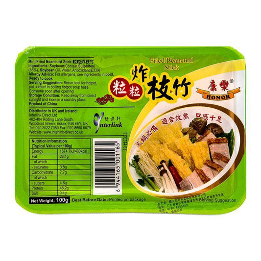 (Case) Honor Fried Beancurd Stick 康樂 粒粒炸枝竹 100g*15