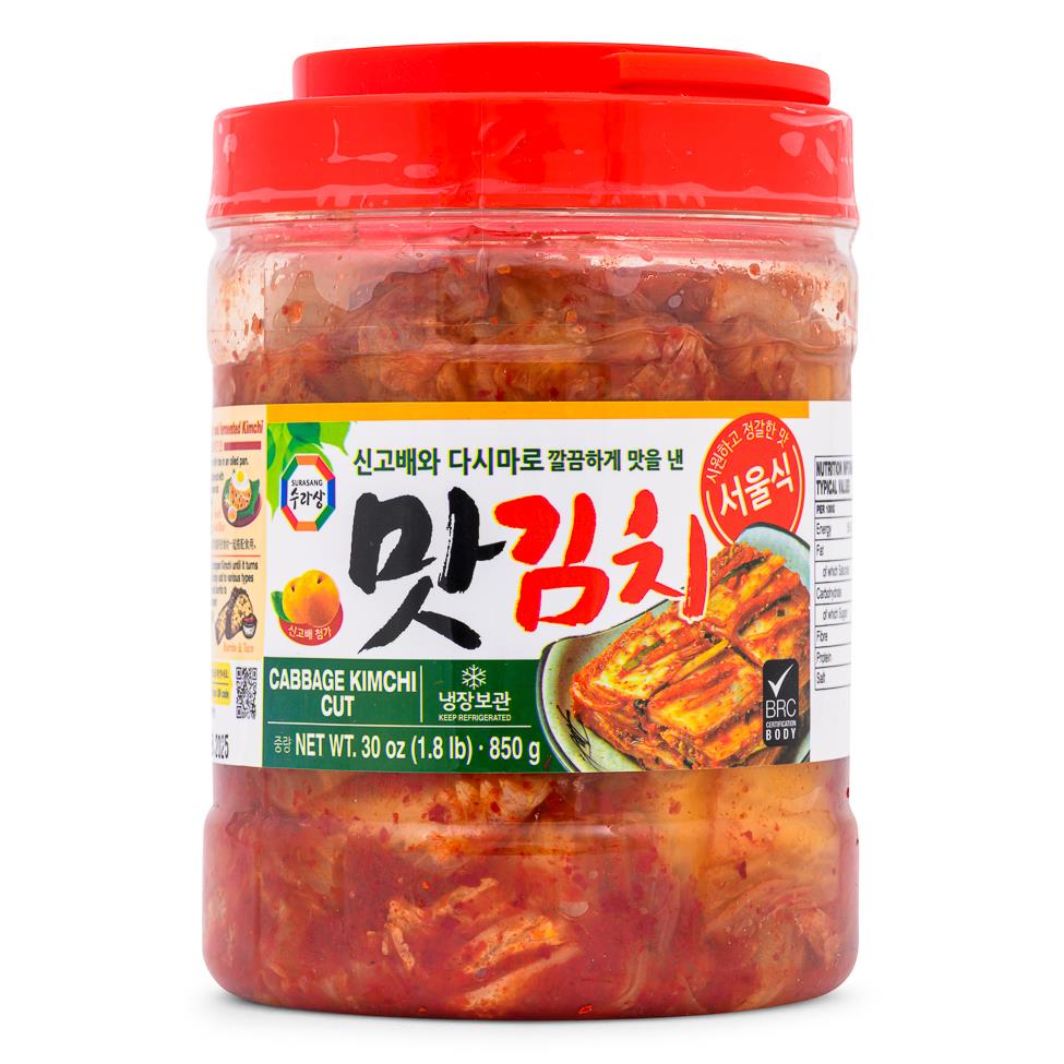 ❄️ Surasang Cabbage Kimchi (Cut) 12 x 850g