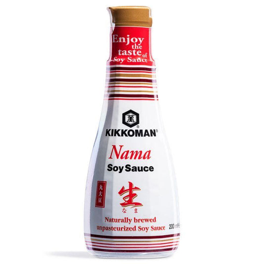 (Case) Kikkoman Naturally Brewed Nama Unpasteurized Soy Sauce 萬字 生醬油 200ml*6