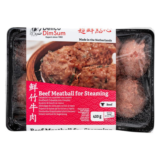 ❄️ Delico Dim Sum Beef Meatball for Steaming 超群點心 鮮竹牛肉 20 x 400g