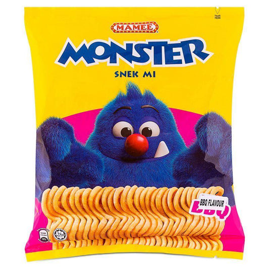 (Case) Mamee Monster Noodle Snack (Perisa BBQ Flavour) 200g*10