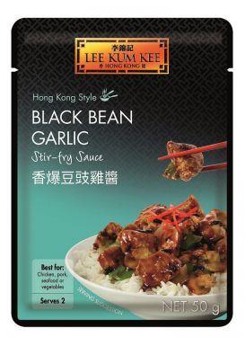 Lee Kum Kee Hong Kong Style Black Bean Garlic Stir Fry Sauce 李錦記 香爆豆鼓雞醬 12 x 50g