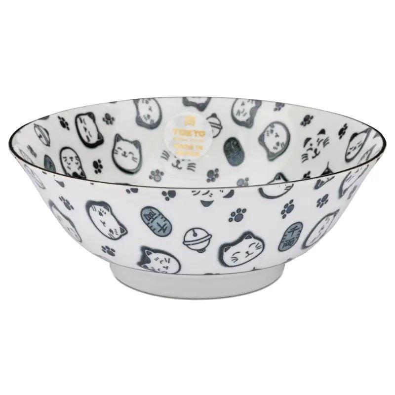 (Case) Tokyo Design Studio Lucky Cat Ramen Bowl 1000ml*4