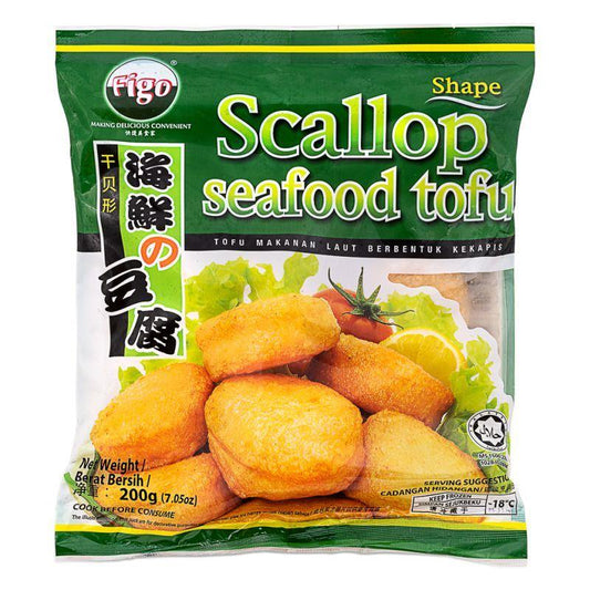 ❄️ Figo Scallop Shape Seafood Tofu 乾貝型海鮮の豆腐 30 x 200g