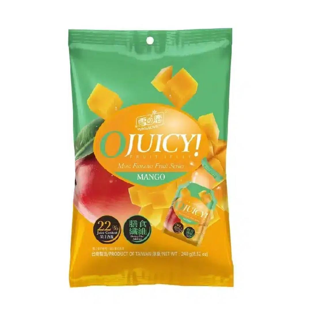 (Case) Yuki & Love OJuicy! Fruit Jelly (Mango) 240g*12