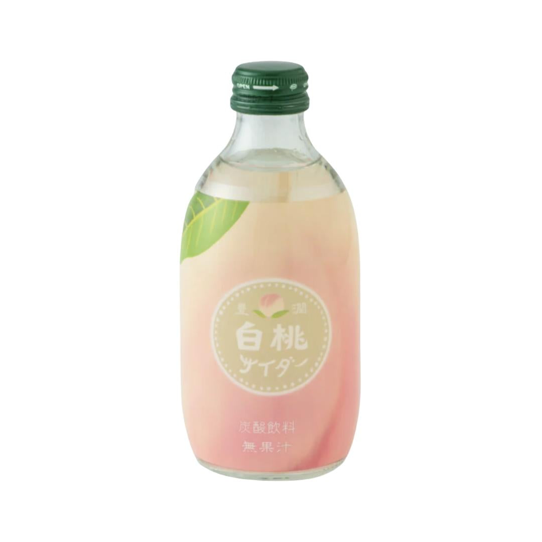 Tomomasu Soda Drink (White Peach Flavour) 豊潤白桃サイダー 24 x 300ml