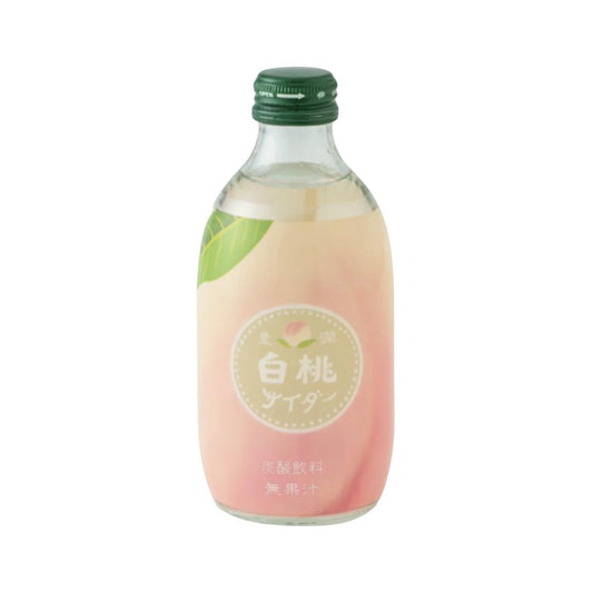 Tomomasu Soda Drink (White Peach Flavour) 豊潤白桃サイダー 24 x 300ml