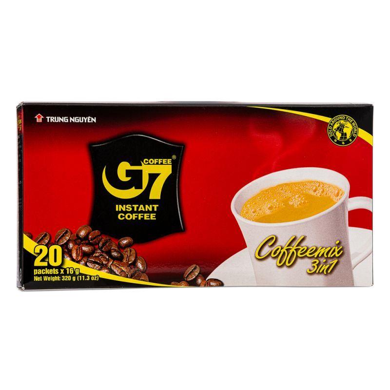 (Case) Trung Nguyen G7 Vietnamese 3 in 1 Instant Coffee Mix 320g*24