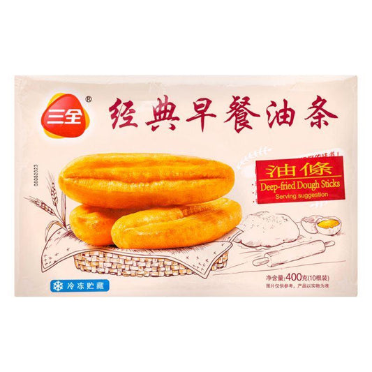 ❄️ Sanquan Deep-fried Dough Sticks 三全 經典早餐油條 12 x 400g