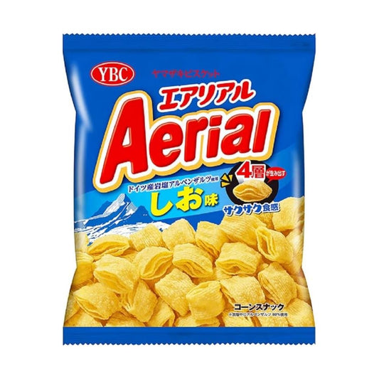 (CASE) YBC Aerial Four-Layer Corn Crisps (Salty Flavour) エアリアル しお味 65g*12*2