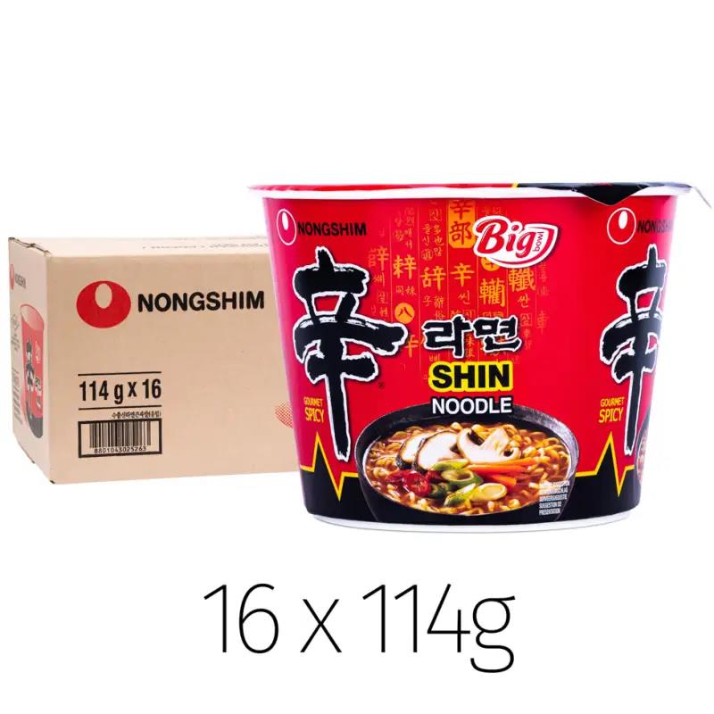 (Case) Nongshim Big Bowl Shin Noodle (L) 農心 辛拉麵碗麵 (大) 114g*16