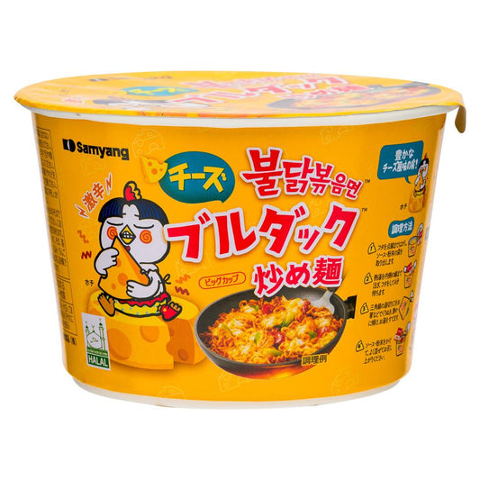 (Case) Samyang Buldak Hot Chicken Flavour Ramen Big Bowl (Cheese) (JPN Version) 105g*16