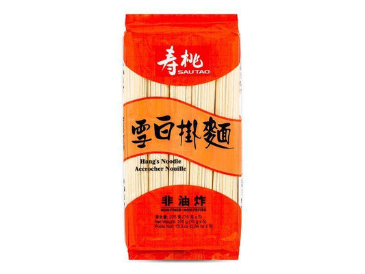 (Case) Sau Tao Hang's Noodle 壽桃牌 雪白掛麵 375g*24