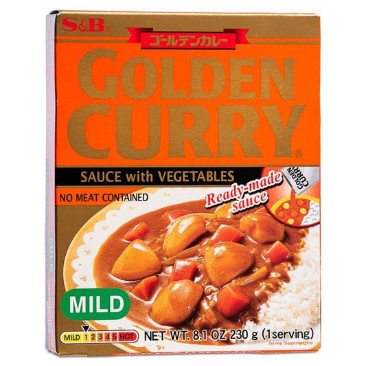 (Case) S&B Golden Curry Sauce with Vegetables (Mild) 230g*30