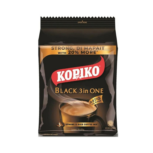 (Case) Kopiko Black 3 in One Strong & Rich Coffee Mix 300g*24