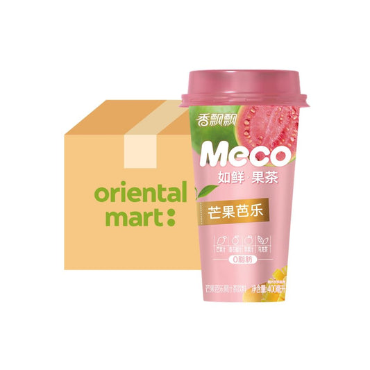 Xiang Piao Piao Meco Mango & Guava Fruit Juice 香飄飄 蜜谷果汁茶 (芒果芭樂) 15 x 400ml