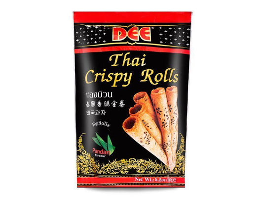 (Case) Dee Thai Crispy Rolls (Pandan Flavour) 泰國香脆金卷 (班蘭味) 150g*24