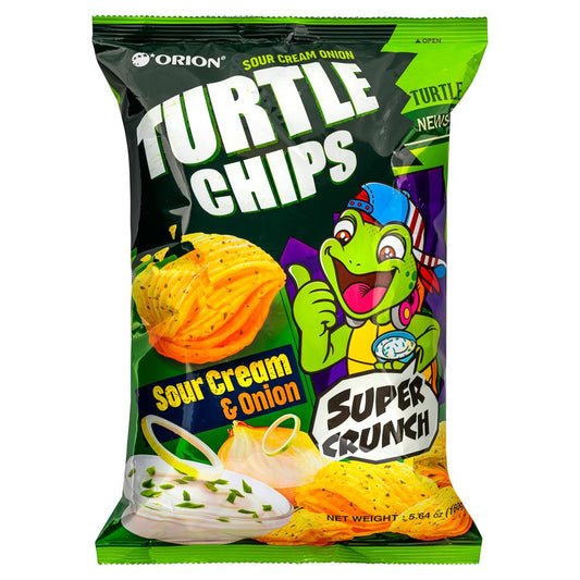 (Case) Orion Turtle Chips (Sour Cream & Onion Flavour) 160g*12