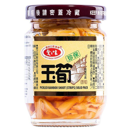 AGV Pickled Bamboo Shoots (Strips) Solid Pack 愛之味 珍保玉筍 12 x 120g