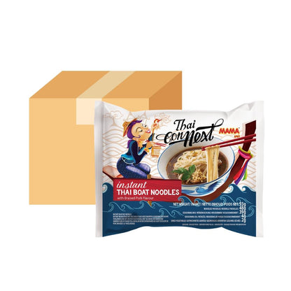(Case) Mama Thai ConNext Instant Thai Boat Noodles with Braised Pork Flavour 93g*10