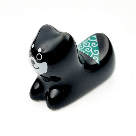 (Case) Dog-Shaped Chopstick Rest (Black) *12