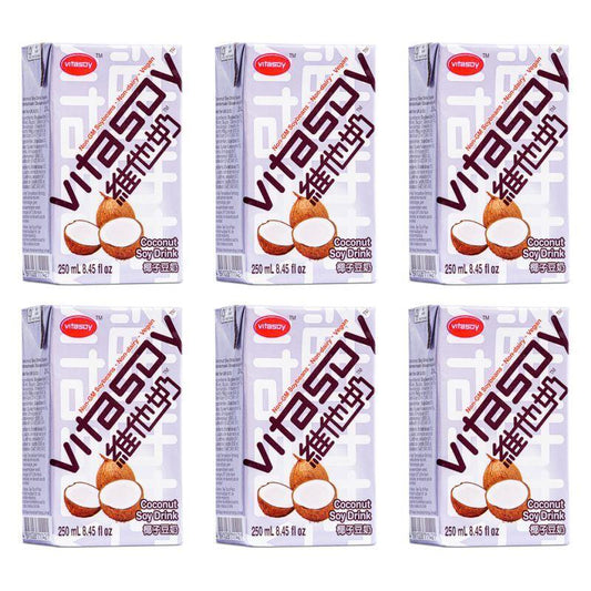 (Case) Vitasoy Coconut Soy Drink 維他奶 椰子豆奶 (250ml*6)*8
