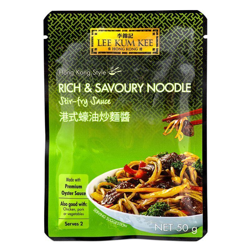 Lee Kum Kee Hong Kong Style Rich & Savoury Noodle Stir-fry Sauce 李錦記 港式蠔油炒麵醬 12 x 50g