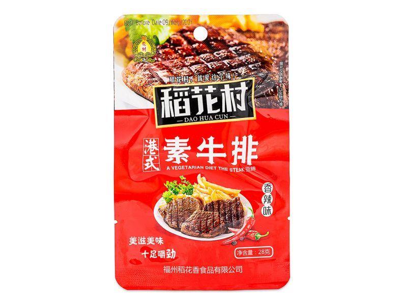 (Case) Dao Hua Cun Beancurd (Spicy) 稻花村 港式素牛排 (香辣味) 28g*40