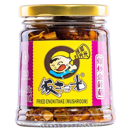 (Case) Fan Sao Guang Fried Enokitake (Mushroom) 飯掃光 爆炒金針菇 280g*12