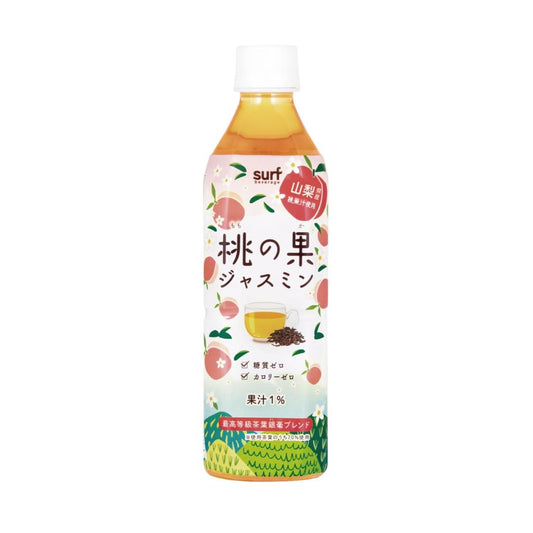 Surf Peach Jasmine Tea 桃の果ジャスミン 24 x 500ml