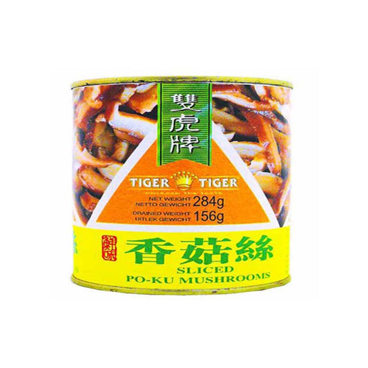 Tiger Tiger Po-Ku Mushroom Slices 雙虎牌 香菇絲 24 x 284g