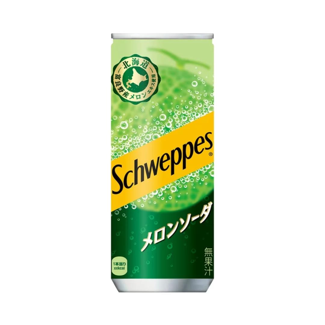 Coca Cola Schweppes Soda (Melon Flavour) (JPN Version) シュウェップス メロンソーダ 30 x 250ml
