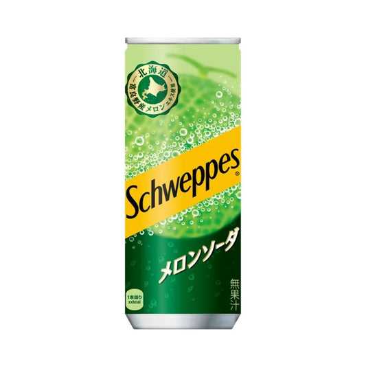 Coca Cola Schweppes Soda (Melon Flavour) (JPN Version) シュウェップス メロンソーダ 30 x 250ml